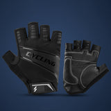 Maxbell Cycling Padded Gloves Mountain Road Bicycle Fitness Half Finger Gloves  XL