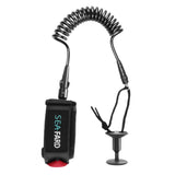 Maxbell 4ft 5.5mm Bodyboard Surfboard SUP Wrist Leash Leg Rope Coiled Cord  Black