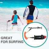 Maxbell 5ft Bodyboard Surfboard SUP Wrist Leash Leg Rope Coiled Cord Pad Cuff Orange