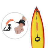 Maxbell 5ft Bodyboard Surfboard SUP Wrist Leash Leg Rope Coiled Cord Pad Cuff Orange