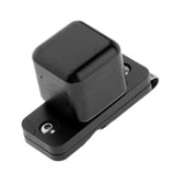 Maxbell Billiard Cue Chalk Case Holder Chalks Carrier Metal Box with Clip Black