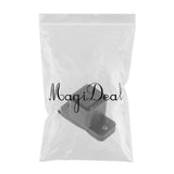 Maxbell Billiard Cue Chalk Case Holder Chalks Carrier Metal Box with Clip Black