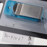 Maxbell Billiard Cue Chalk Case Holder Chalks Carrier Metal Box with Clip Blue