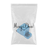 Maxbell Billiard Cue Chalk Case Holder Chalks Carrier Metal Box with Clip Blue