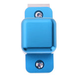 Maxbell Billiard Cue Chalk Case Holder Chalks Carrier Metal Box with Clip Blue
