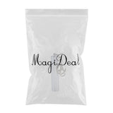 Maxbell Billiard Snooker Pool Cue Tip Shaper Pricker Pick Tool with Key Ring Silver