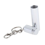 Maxbell Billiard Snooker Pool Cue Tip Shaper Pricker Pick Tool with Key Ring Silver