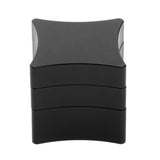 Maxbell Billiard Cue Chalk Case Holder Detachable Chalks Carrier Metal Box Black