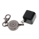 Max Billiards Snooker Pool Cue Chalk Retractable Holder with Number 8 Keychain