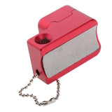 Max Billiard Cue Chalk Case Holder Chalks Carrier Box with Prod Scuffer Red