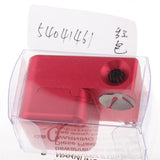 Max Billiard Cue Chalk Case Holder Chalks Carrier Box with Prod Scuffer Red