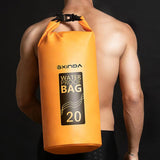 Maxbell Waterproof Storage Dry Bag for Beach Dive Swimming Kayak Rafting Orange 20L