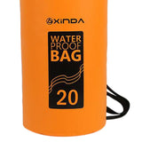 Maxbell Waterproof Storage Dry Bag for Beach Dive Swimming Kayak Rafting Orange 20L