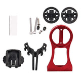 Maxbell Bicycle Computer Mount Stem Extender GPS Stopwatch Holder Bracket Red