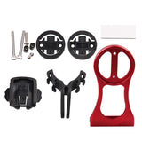 Maxbell Bicycle Computer Mount Stem Extender GPS Stopwatch Holder Bracket Red