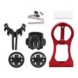 Maxbell Bicycle Computer Mount Stem Extender GPS Stopwatch Holder Bracket Red