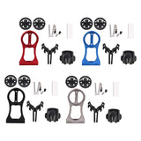 Maxbell Bicycle Computer Mount Stem Extender GPS Stopwatch Holder Bracket Red