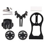 Maxbell Bicycle Computer Mount Stem Extender GPS Stopwatch Holder Bracket Black