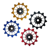 Maxbell 12T Bike Bearing Jockey Wheel Rear Derailleur Pulley Ceramic Bearing Red