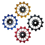 Maxbell 12T Bike Bearing Jockey Wheel Rear Derailleur Pulley Ceramic Bearing Red