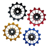 Maxbell 12T Bike Bearing Jockey Wheel Rear Derailleur Pulley Ceramic Bearing Red