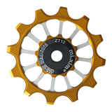 Maxbell 12T Bike Bearing Jockey Wheel Rear Derailleur Pulley Ceramic Bearing Golden