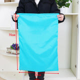 Max Large Capacity Bag Waterproof Drawstring Storage Pouch Sack Blue 50x70cm