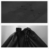 Max Large Capacity Bag Waterproof Drawstring Storage Pouch Sack Black 50x70cm