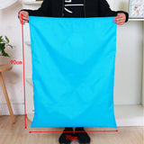 Max Large Capacity Bag Waterproof Drawstring Storage Pouch Sack Blue 70x90cm
