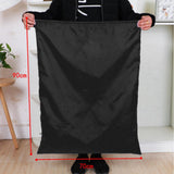 Max Large Capacity Bag Waterproof Drawstring Storage Pouch Sack Black 70x90cm