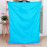 Max Large Capacity Bag Waterproof Drawstring Storage Pouch Sack Blue 110x140cm