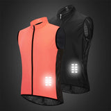 Max Men Summer Cycling Jersey Runing Sleeveless Breathable Reflective Vest M