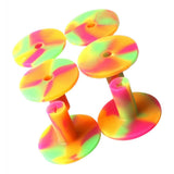 Max 38mm Colorful Golf Tees Holder Tools for Indoor Outdoor Practice Players