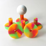 Max 38mm Colorful Golf Tees Holder Tools for Indoor Outdoor Practice Players