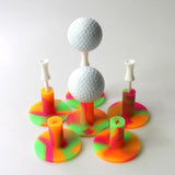 Max 38mm Colorful Golf Tees Holder Tools for Indoor Outdoor Practice Players