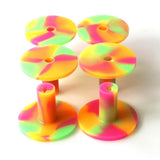 Max 38mm Colorful Golf Tees Holder Tools for Indoor Outdoor Practice Players