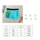 Maxbell Kids Swimsuit Shorts Swimwear Youth Swimming Bath Pants Lake Blue XL