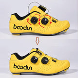 Maxbell Road Cycling Shoes Bike Bicycle Racing Shoe Quick Lace Sneaker Black 41
