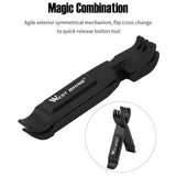Maxbell 2Pcs Bicycle Tire Tyre Lever Opener Breaker Wheel Spoke Repair Tools Black