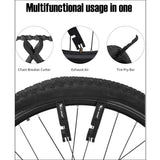 Maxbell 2Pcs Bicycle Tire Tyre Lever Opener Breaker Wheel Spoke Repair Tools Black