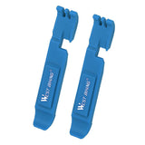 Maxbell 2Pcs Bicycle Tire Tyre Lever Opener Breaker Wheel Spoke Repair Tools Blue