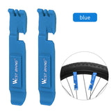 Maxbell 2Pcs Bicycle Tire Tyre Lever Opener Breaker Wheel Spoke Repair Tools Blue