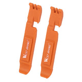 Maxbell 2Pcs Bicycle Tire Tyre Lever Opener Breaker Wheel Spoke Repair Tools Orange