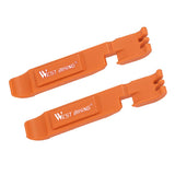 Maxbell 2Pcs Bicycle Tire Tyre Lever Opener Breaker Wheel Spoke Repair Tools Orange