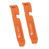 Maxbell 2Pcs Bicycle Tire Tyre Lever Opener Breaker Wheel Spoke Repair Tools Orange