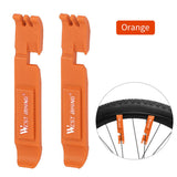 Maxbell 2Pcs Bicycle Tire Tyre Lever Opener Breaker Wheel Spoke Repair Tools Orange