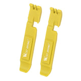 Maxbell 2Pcs Bicycle Tire Tyre Lever Opener Breaker Wheel Spoke Repair Tools Yellow