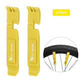 Maxbell 2Pcs Bicycle Tire Tyre Lever Opener Breaker Wheel Spoke Repair Tools Yellow