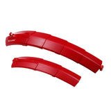 Maxbell Foldable Bicycle Bike Mudguard Adjustable Front Rear Mud Guard Red