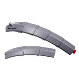 Maxbell Foldable Bicycle Bike Mudguard Adjustable Front Rear Mud Guard Gray